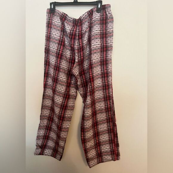 Victoria's Secret Red and Black Plaid Pajama Pants - Picture 3 of 3
